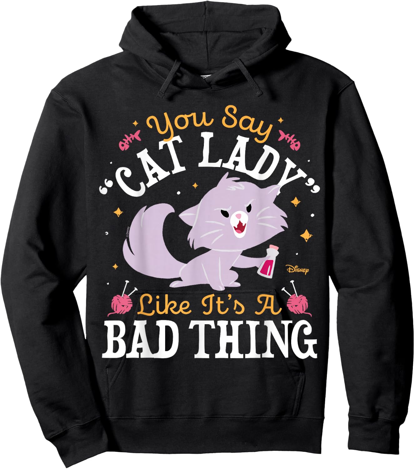 The Emperor's New Groove - Yzma You Say Cat Lady Hoodie - Hoodie | Black