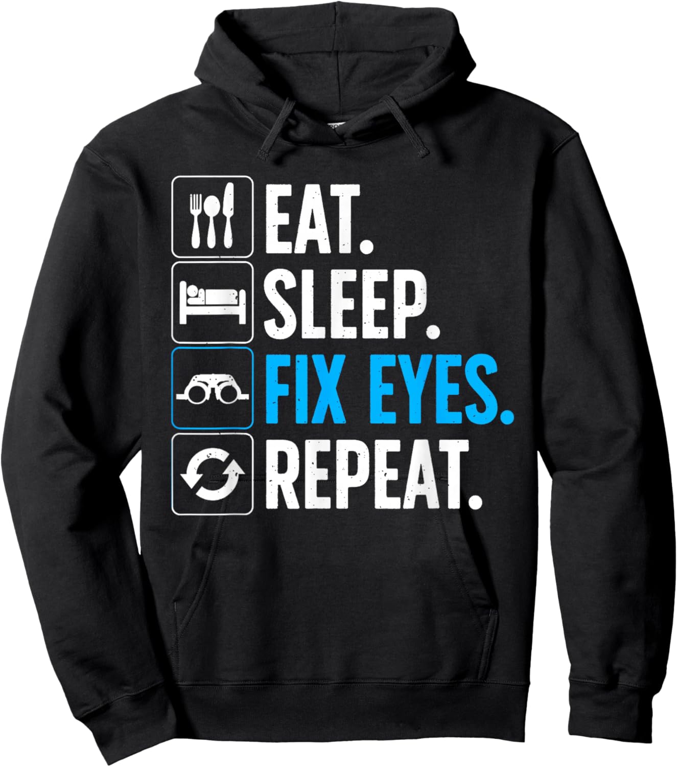 Eye Surgeon Art Women Eye Doctor Ophthalmologist Hoodie - Hoodie | Black