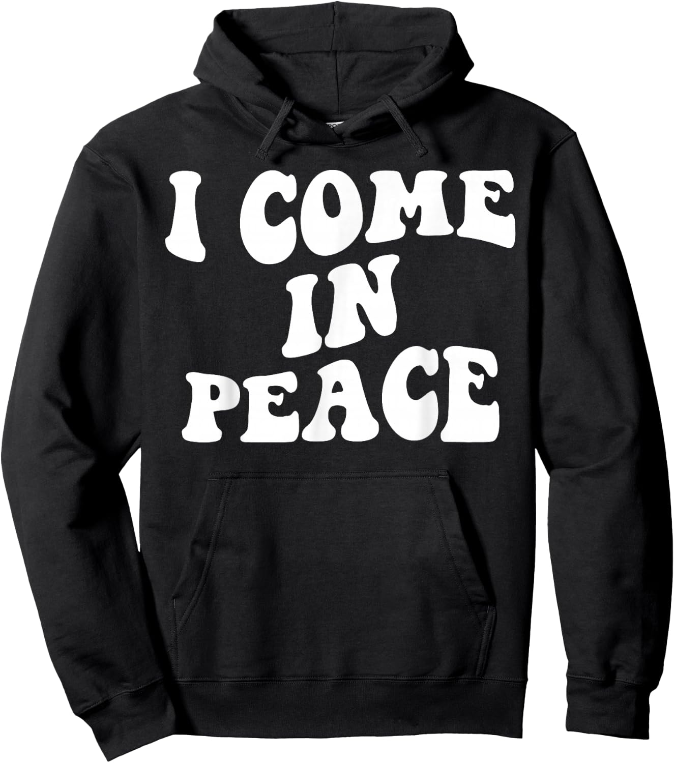 I Come in Peace Im Peace Couples Lovers Funny Matching Hoodie - Hoodie | Black