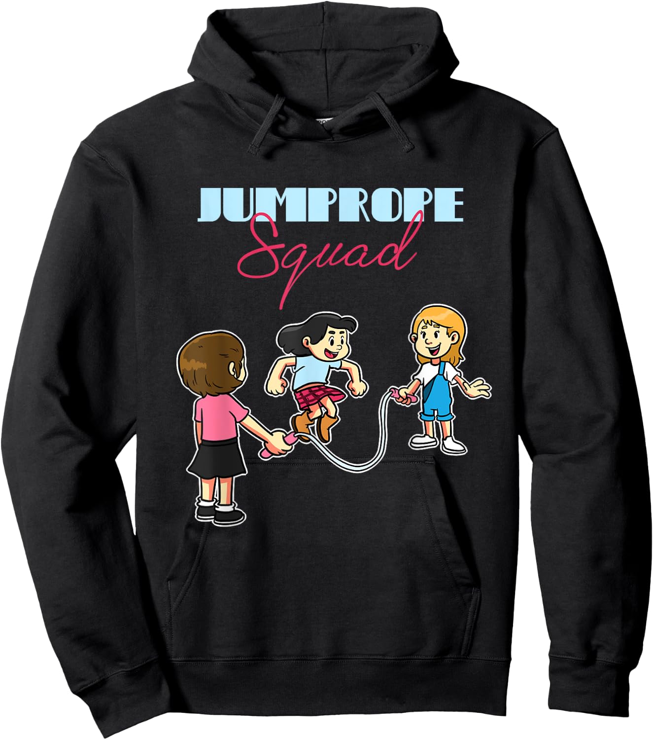 Jump Rope Squad Rope Skipping Team Hoodie - Hoodie | Black