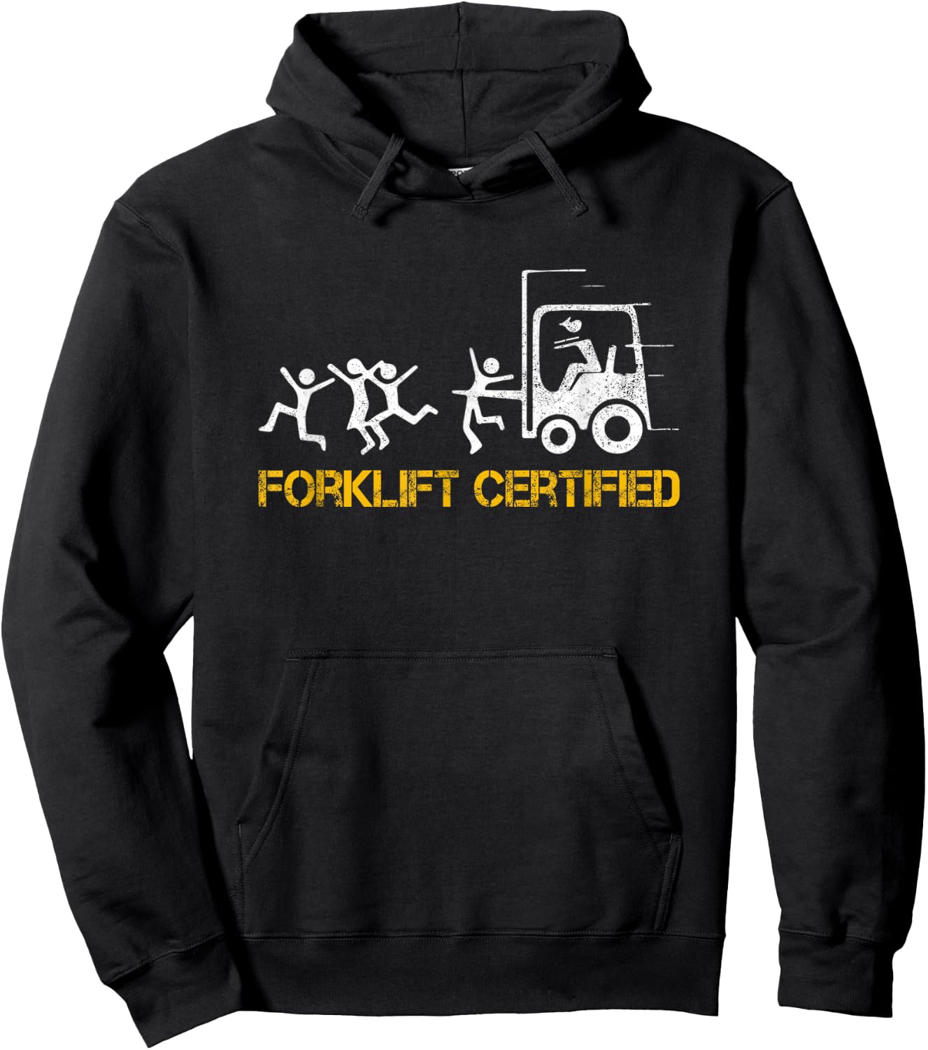 Forklift Certified Operator Funny Forklift Driver Forklifter Hoodie - Hoodie | Black