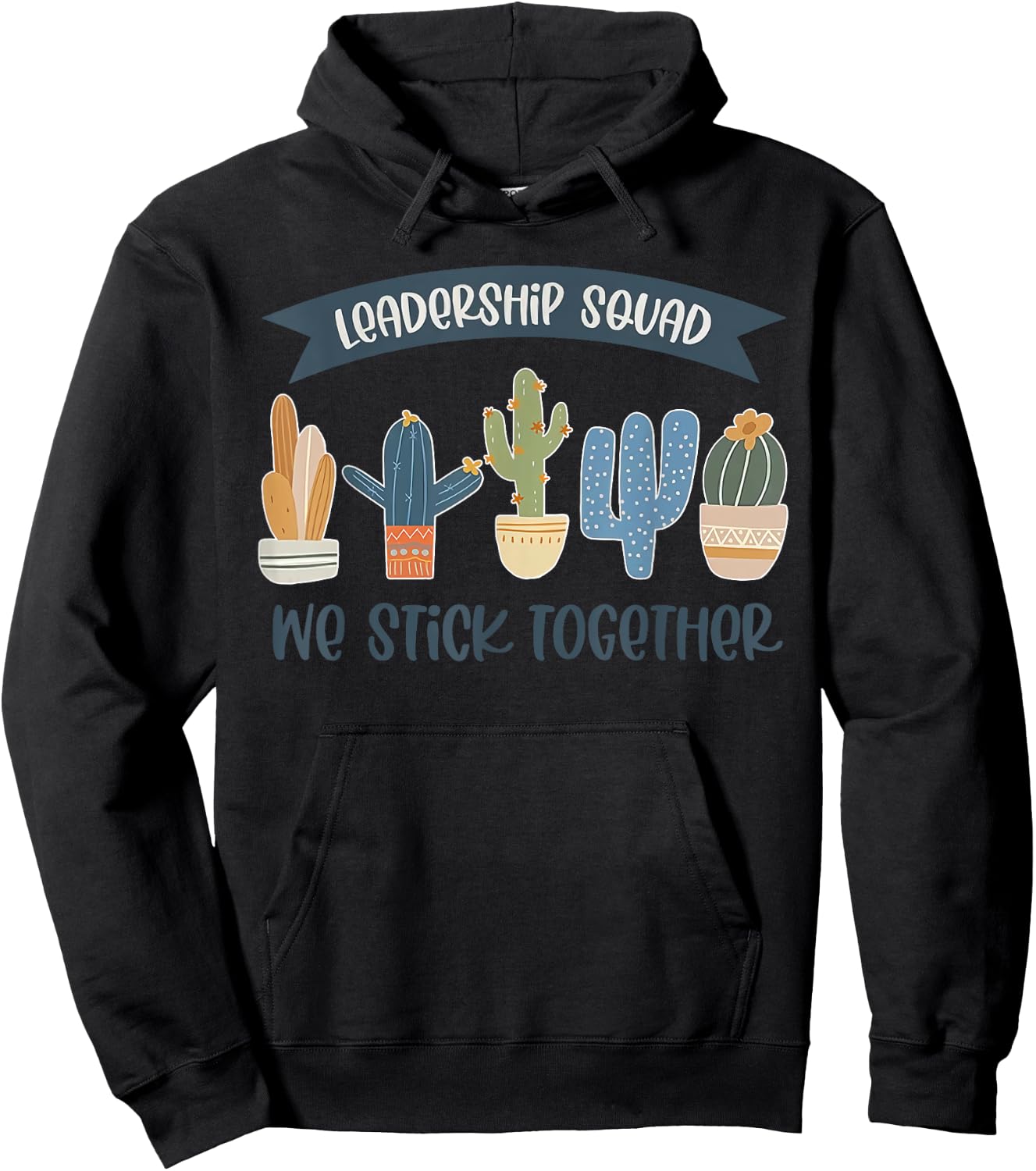 Leadership Squad We Stick Together Teacher Student Women Kids Hoodie - Hoodie | Black