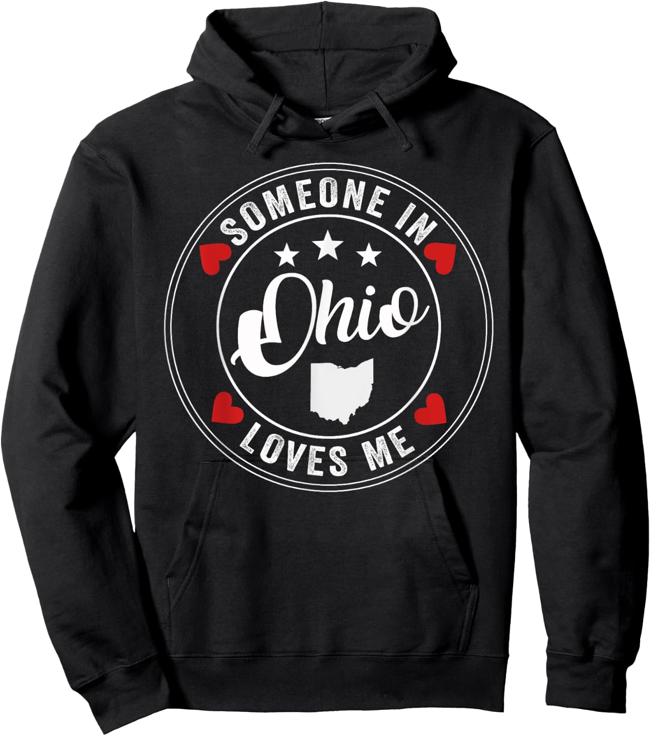Someone In Ohio Loves Me Hoodie - Hoodie | Black