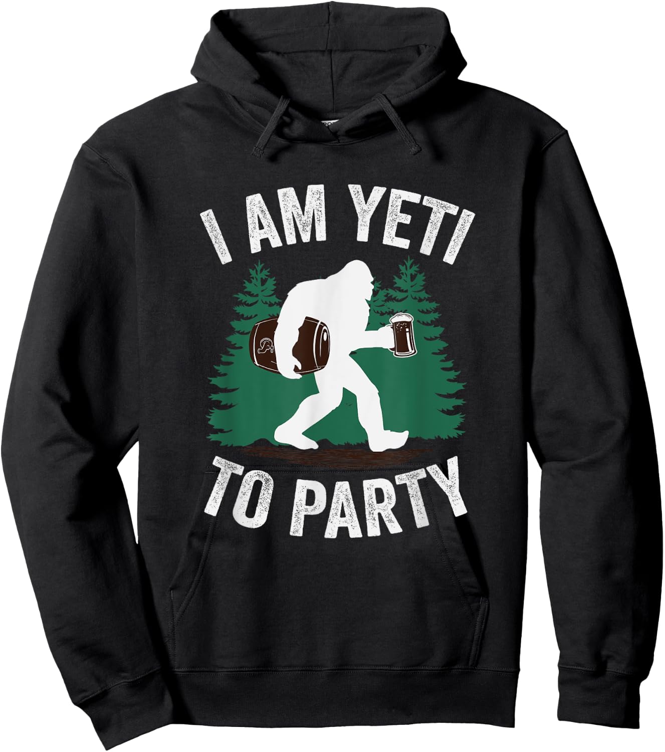 I Am Yeti To Party Hoodie - Hoodie | Black