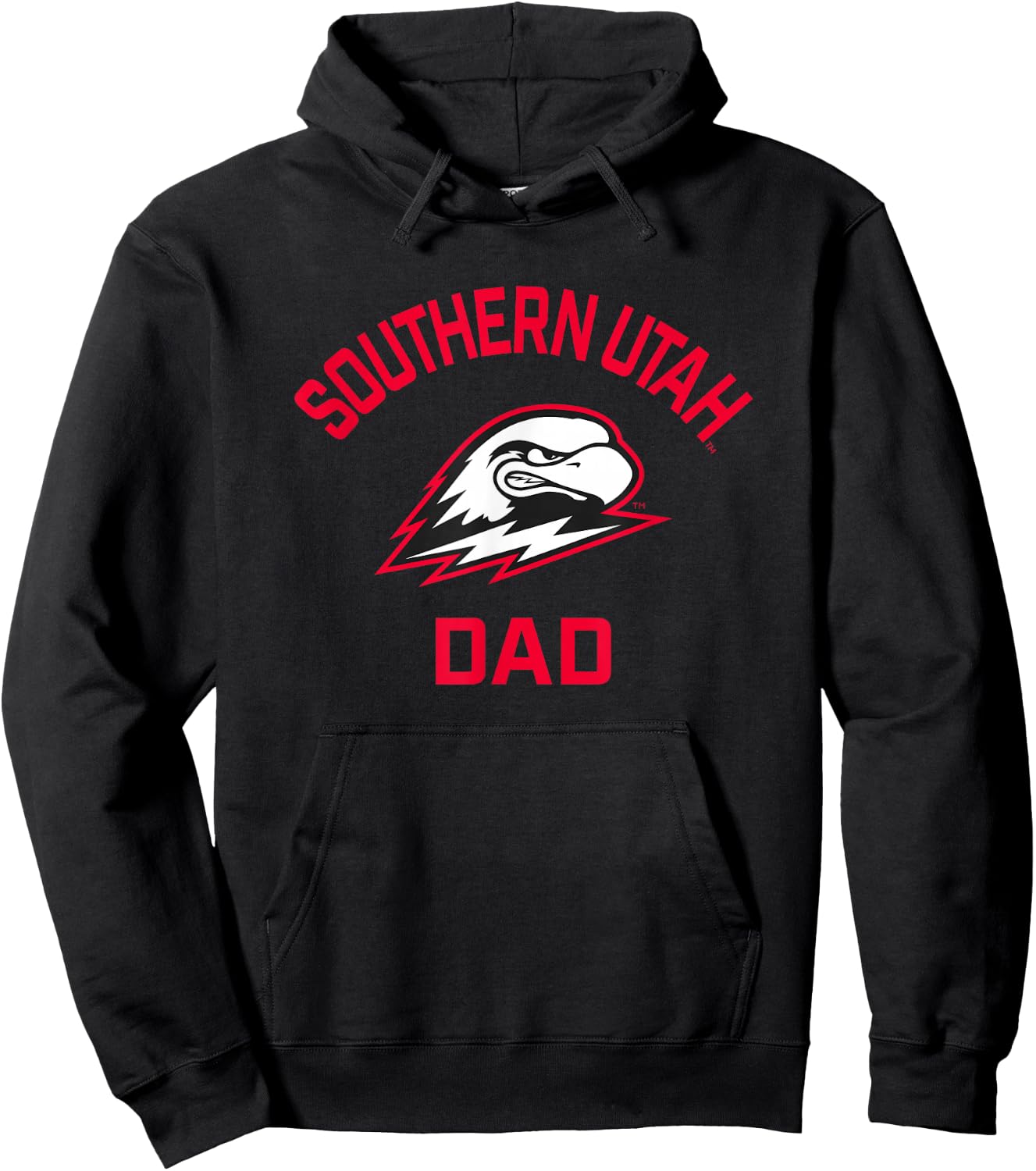 Southern Utah University Thunderbirds Arched Dad Hoodie - Hoodie | Black