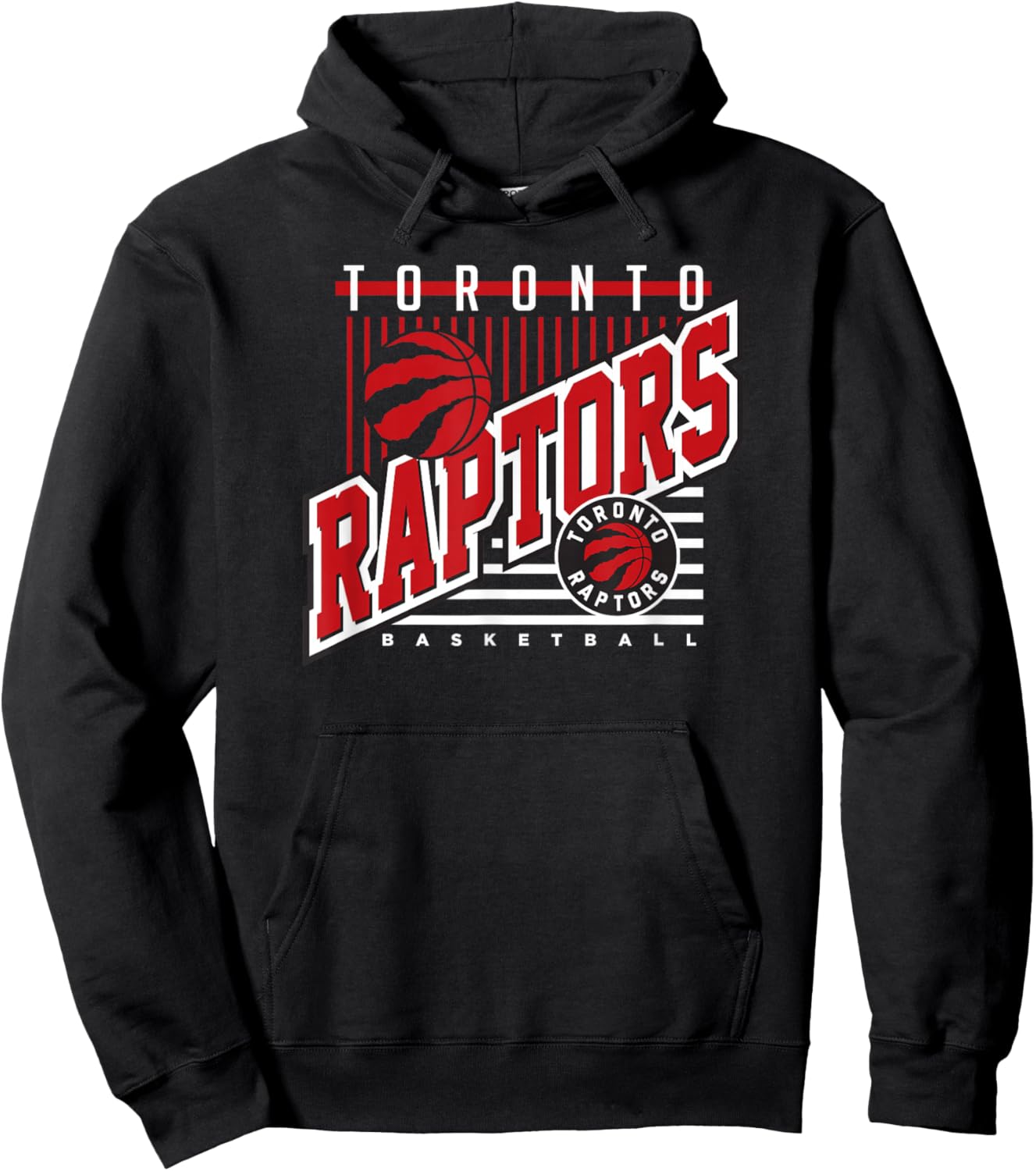 Toronto Raptors NBA Rise Above , -Adults, Black, Small, Short Sleeve Hoodie - Hoodie | Black