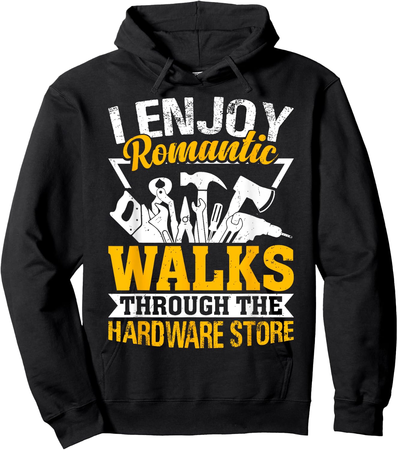 I Enjoy Romantic Hardware Store Tools for Dad Handyman Gifts Hoodie - Hoodie | Black