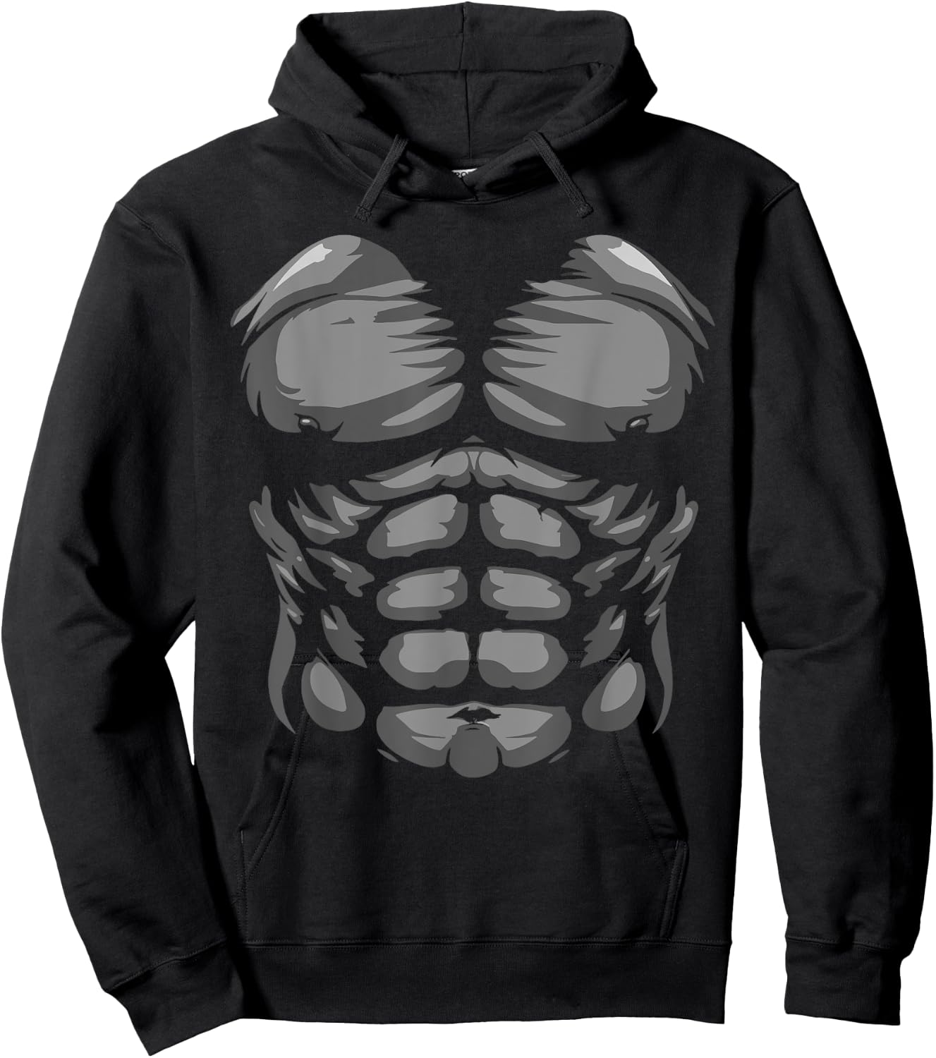 Funny Halloween Shirt Kid Adult Monkey Gorilla Chest Costume Hoodie - Hoodie | Black