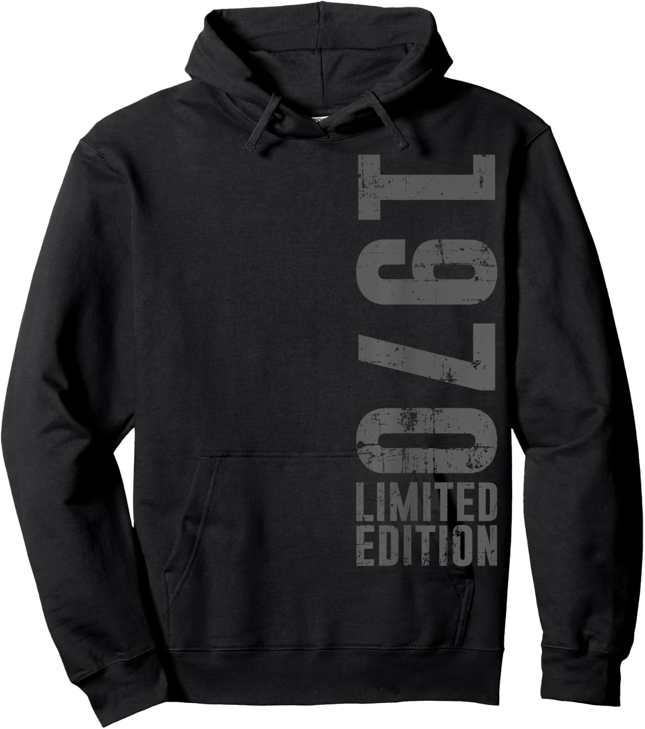 Birthday design limited edition and vintage, born in 1970 Hoodie - Hoodie | Black
