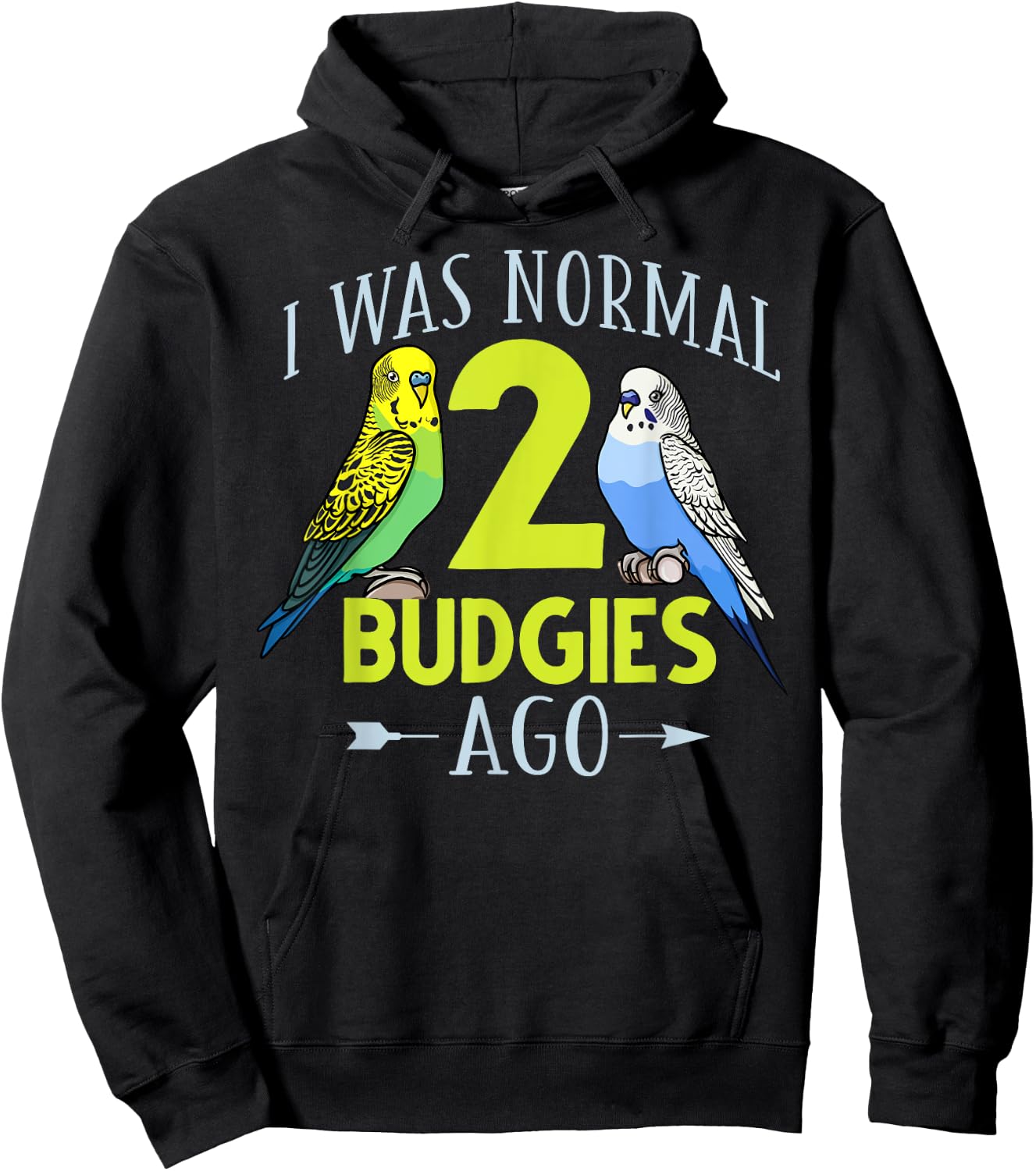 Budgie Bird Budgerigar Parakeet Cage Hoodie - Hoodie | Black