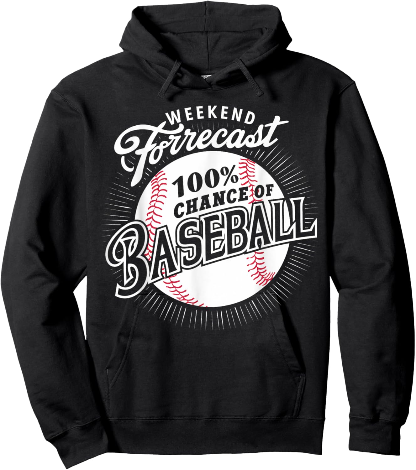 Baseball Women Player Pitcher Softball Hoodie - Hoodie | Black