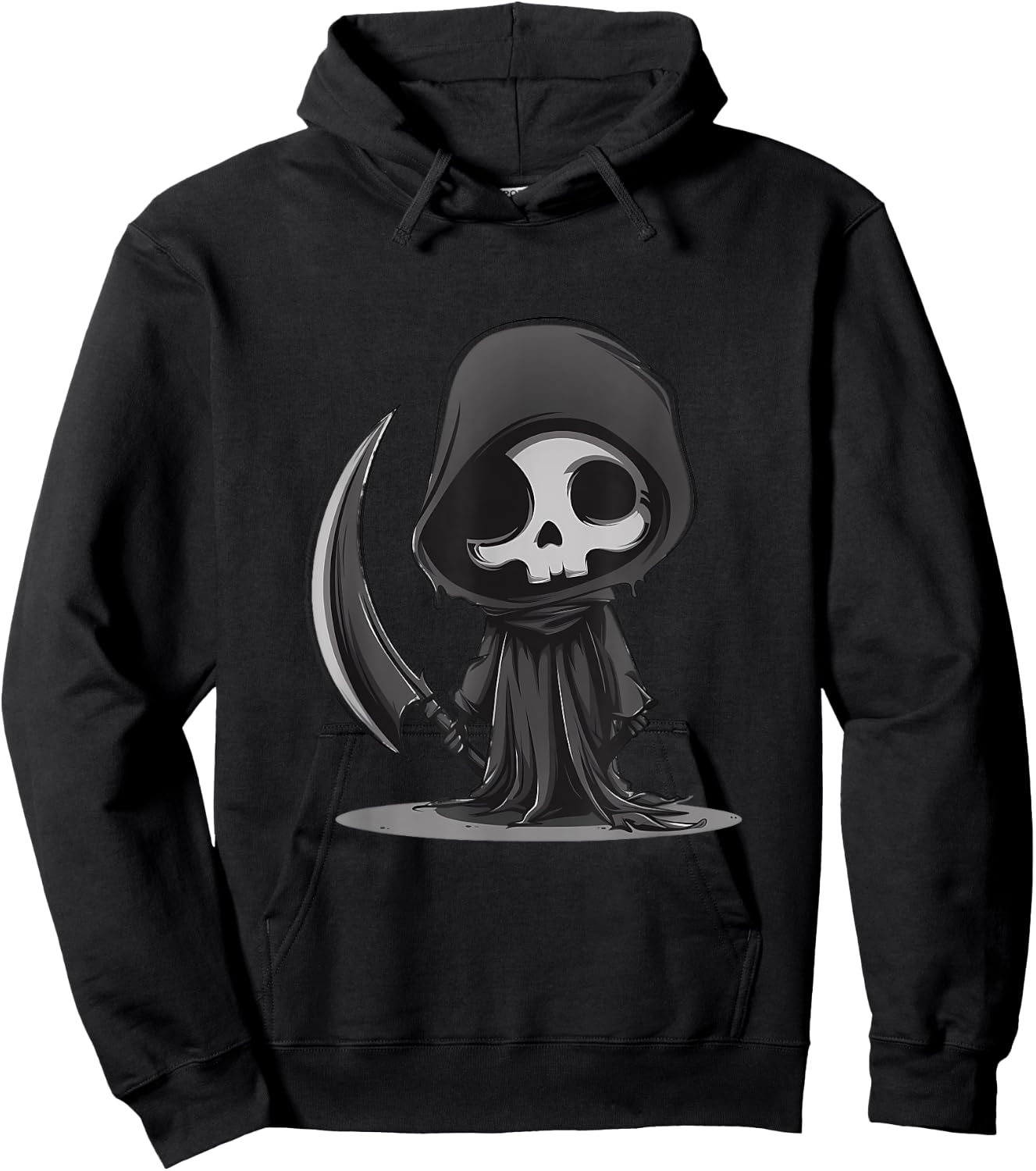 Halloween Grim Reaper Trick Or Treat Witchcraft Ghost Witch Hoodie - Hoodie | Black