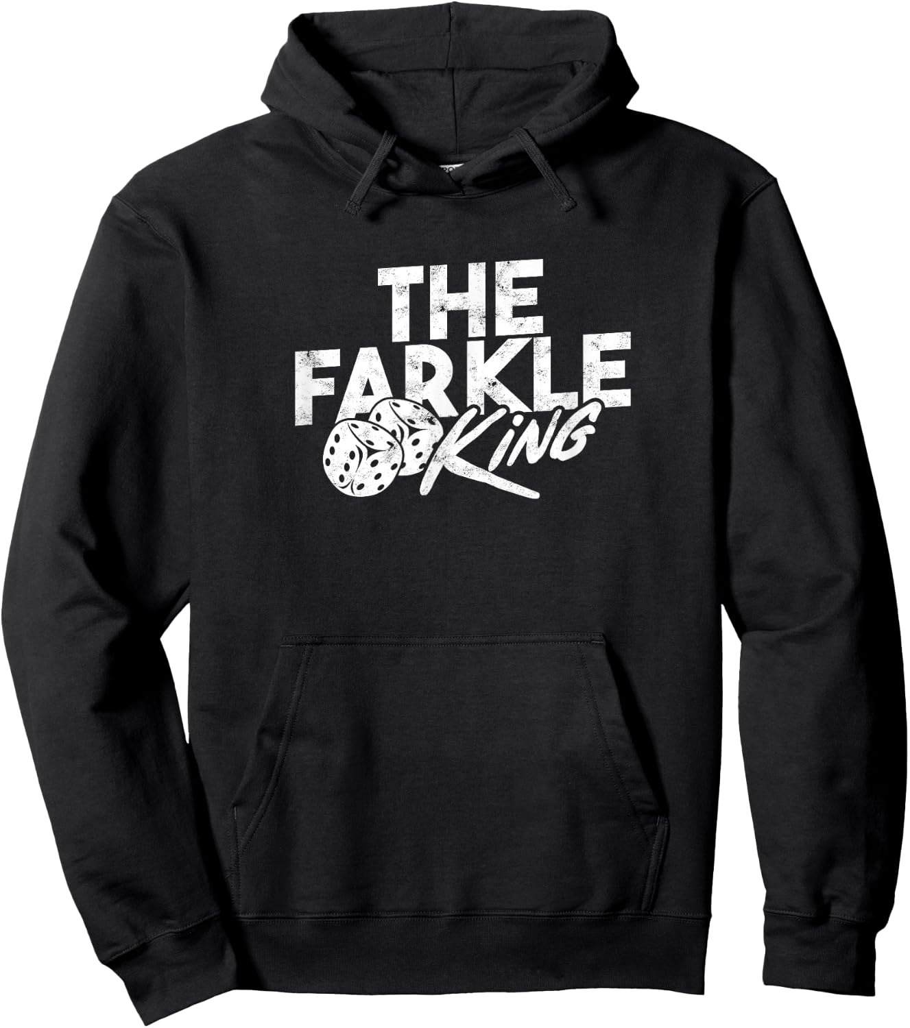 The Farkle King – Farkle dice game Hoodie - Hoodie | Black