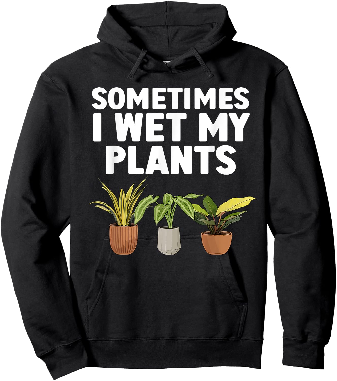 Funny Plant Art Women Gardening Gardener Plant Lover Hoodie - Hoodie | Black