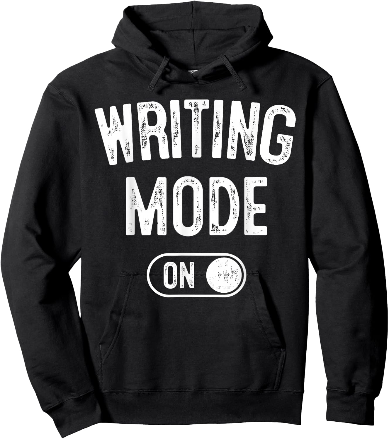 Writing Mode On Funny Writer Gift Author Blogger Journalist Hoodie - Hoodie | Black