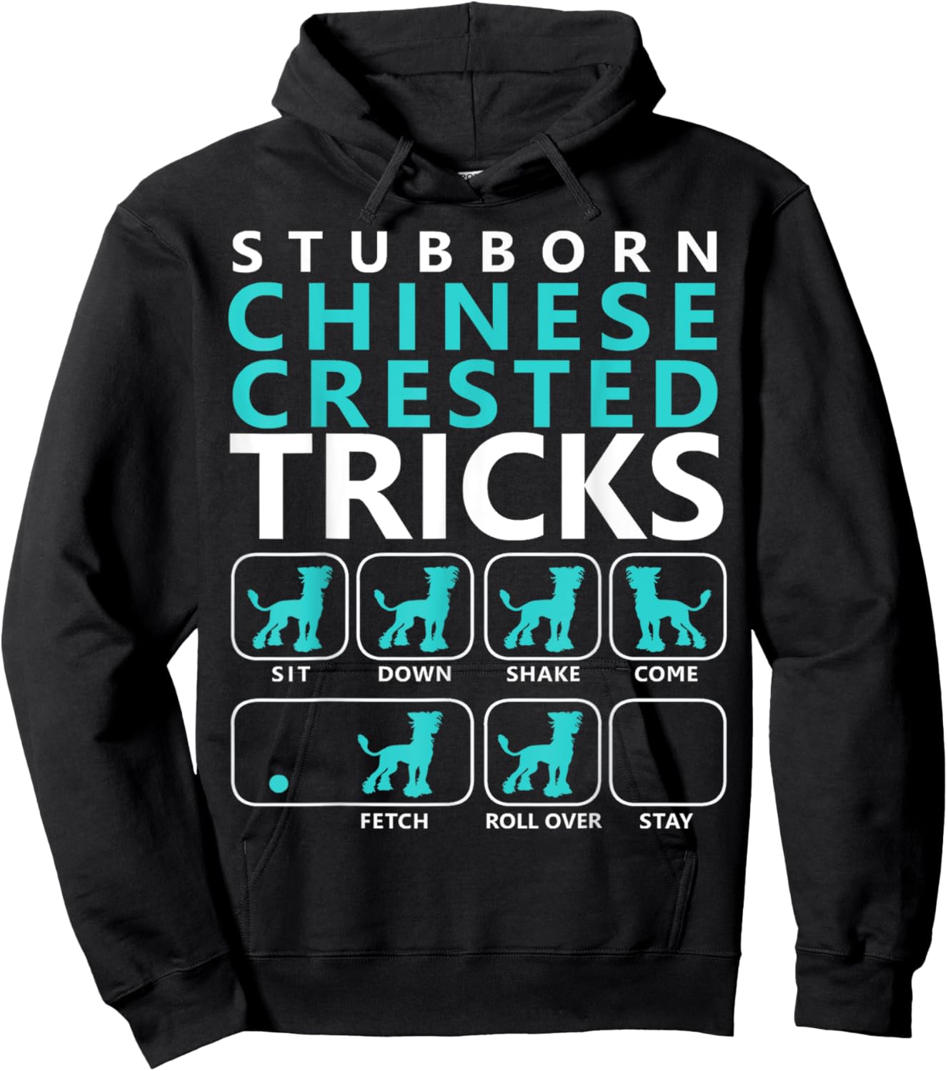 Chinese Crested Hoodie - Hoodie | Black