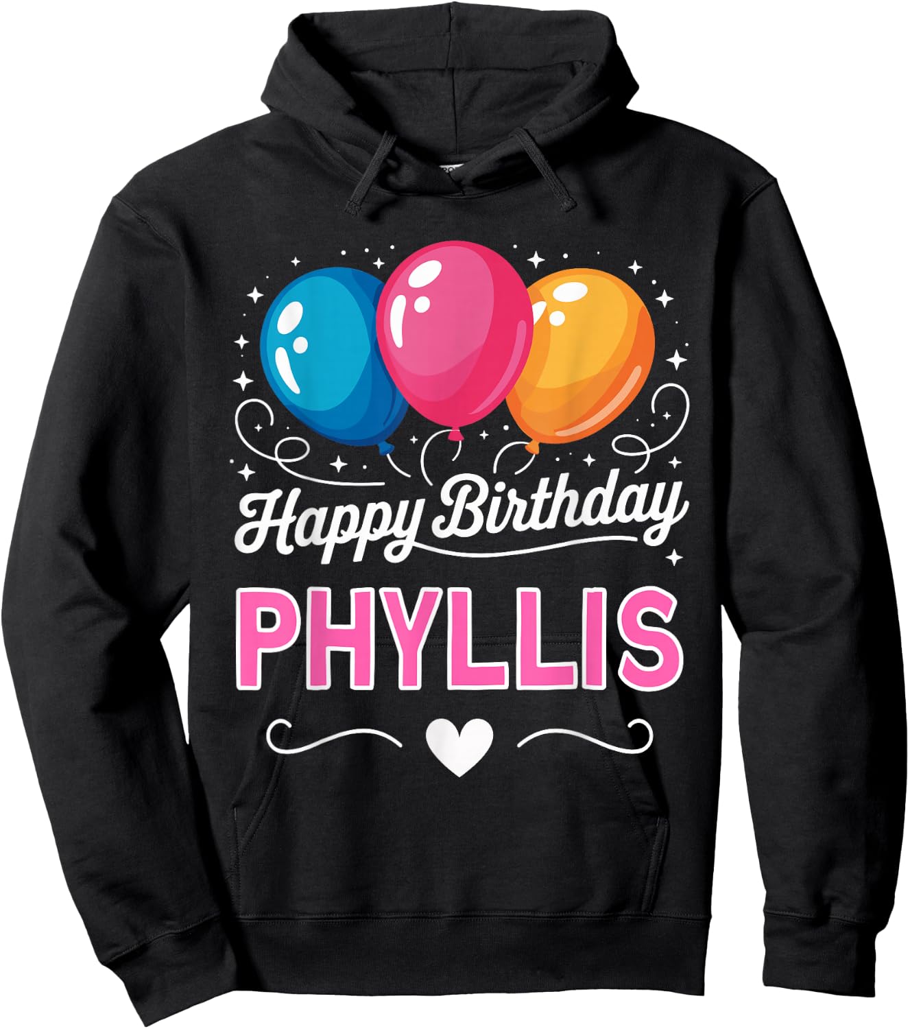 Happy Birthday Phyllis Hoodie - Hoodie | Black