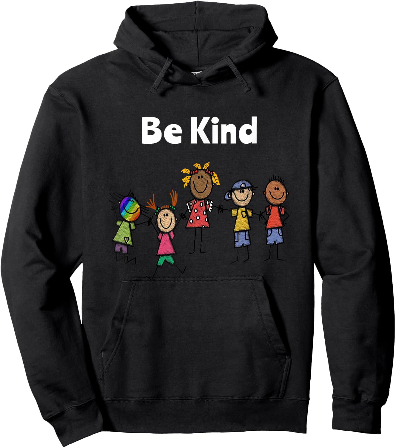 JGCreates School Be Kind Equality Inspirational for Teachers and Kids Hoodie - Hoodie | Black