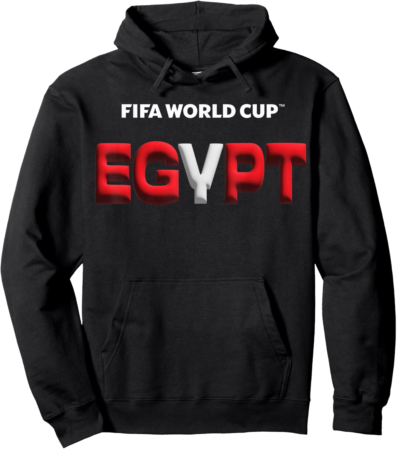 FIFA World CUP26 Egypt Bubble Color Hoodie - Hoodie | Black