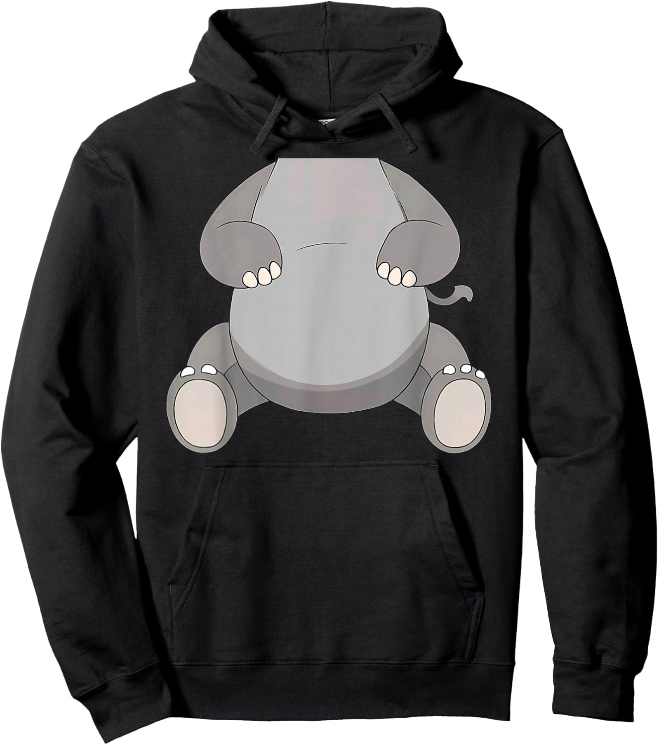 Elephant Body Halloween Costume Hoodie - Hoodie | Black