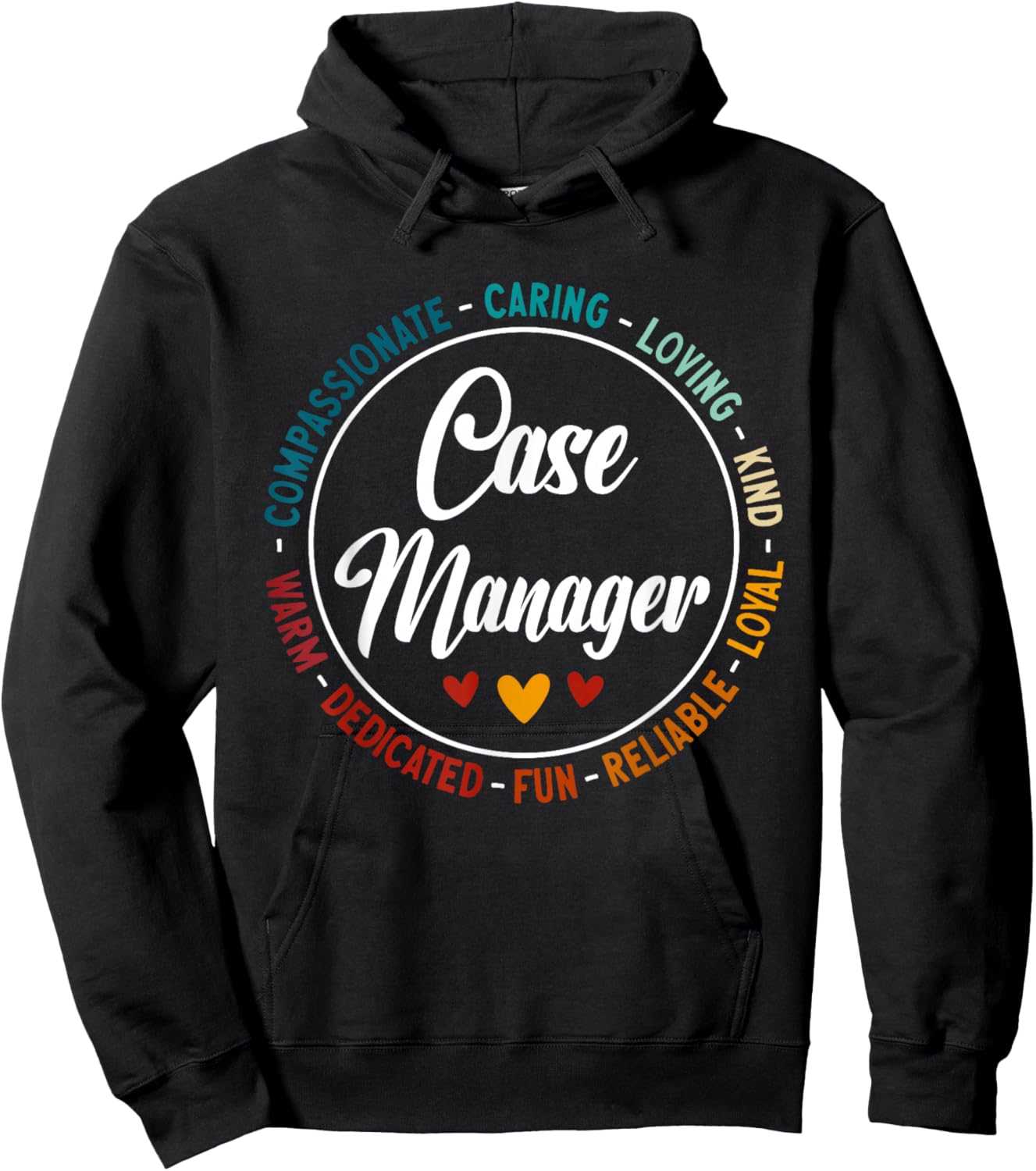 Case Manager Nurse Case Management Hoodie - Hoodie | Black