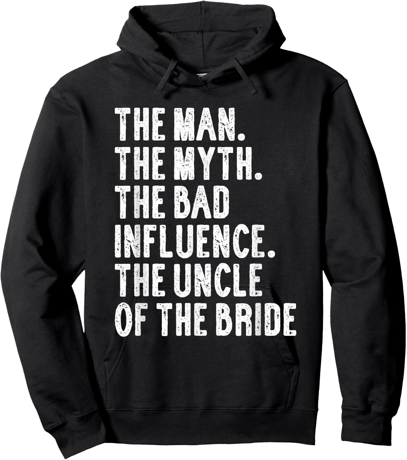 Uncle of the Bride Wedding Hoodie - Hoodie | Black