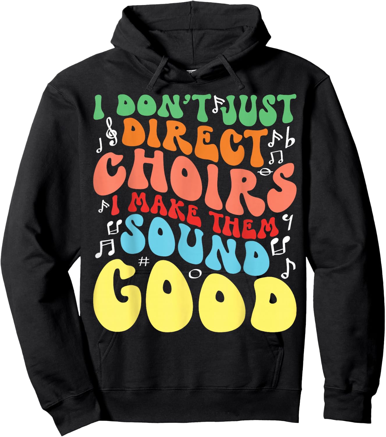 Choir Director Musician Musical Choir Choral Choir Teacher Men Women Hoodie - Hoodie | Black