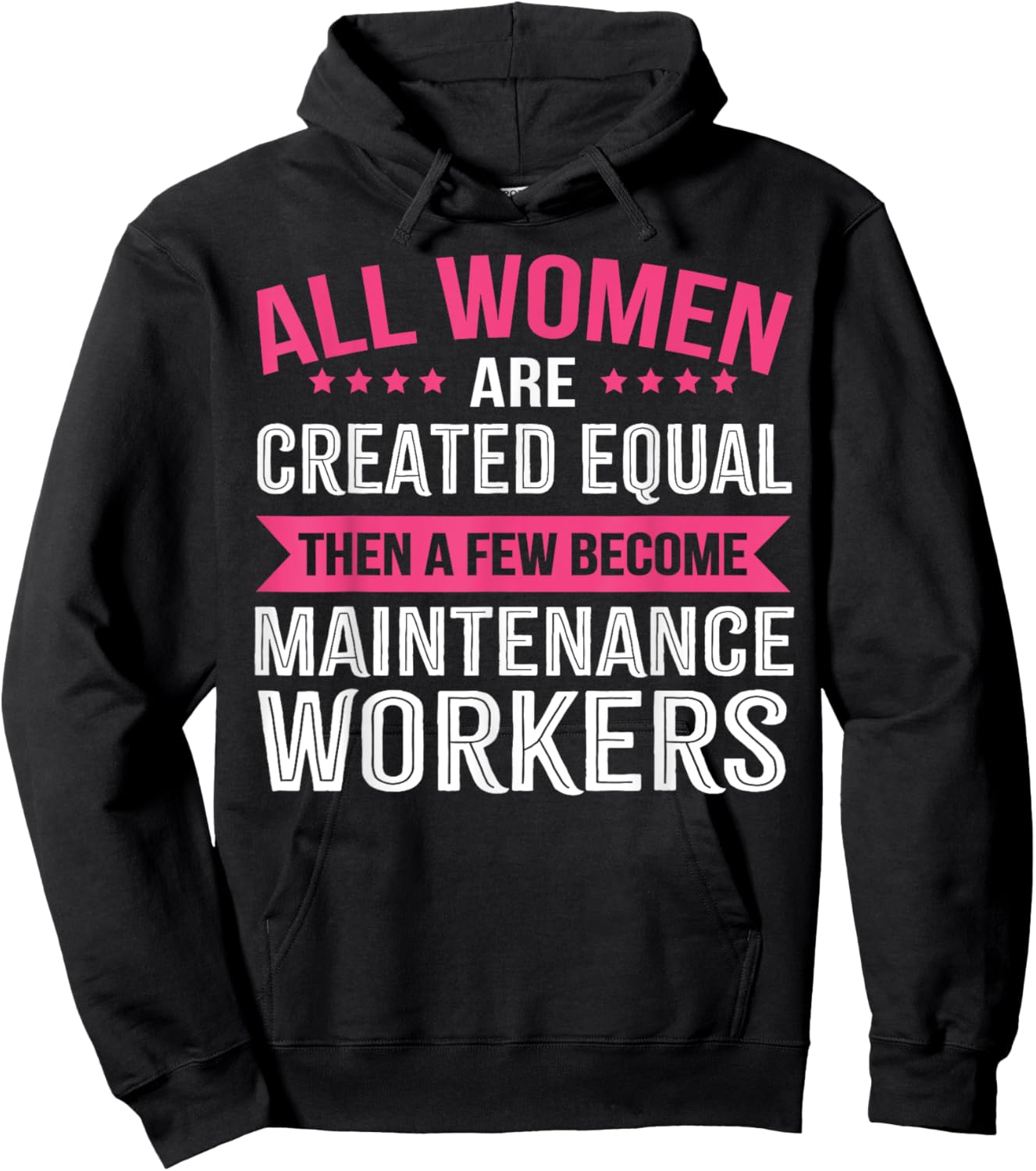 Maintenance Worker Women Hoodie - Hoodie | Black