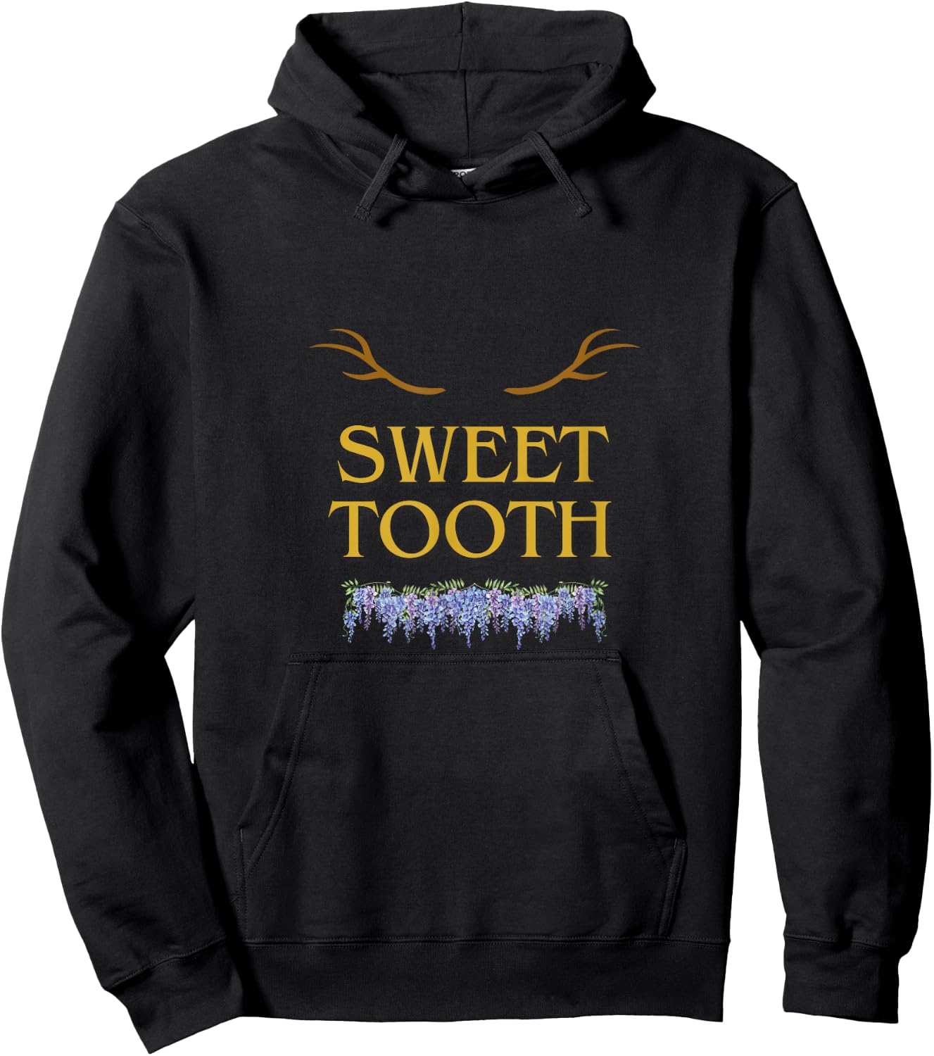 Sweet Deer Tooth Hoodie - Hoodie | Black
