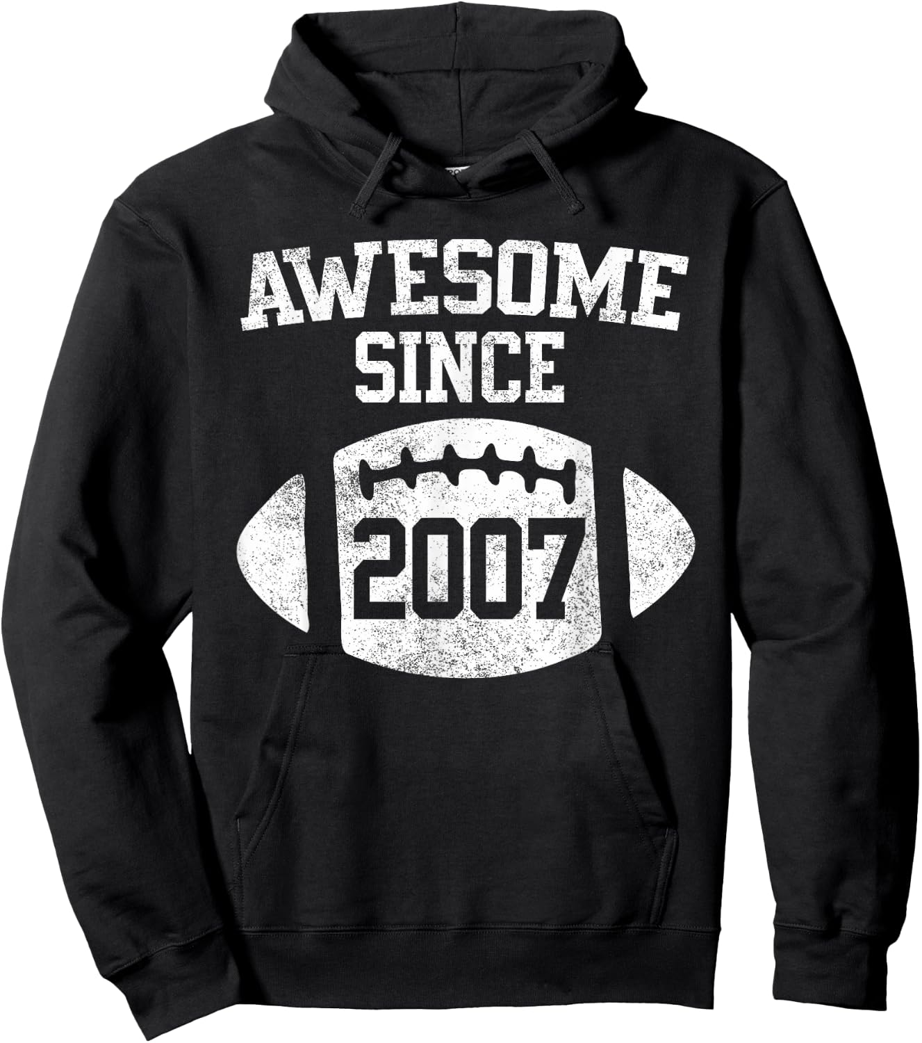 Awesome Since 2007 Football Player Hoodie - Hoodie | Black