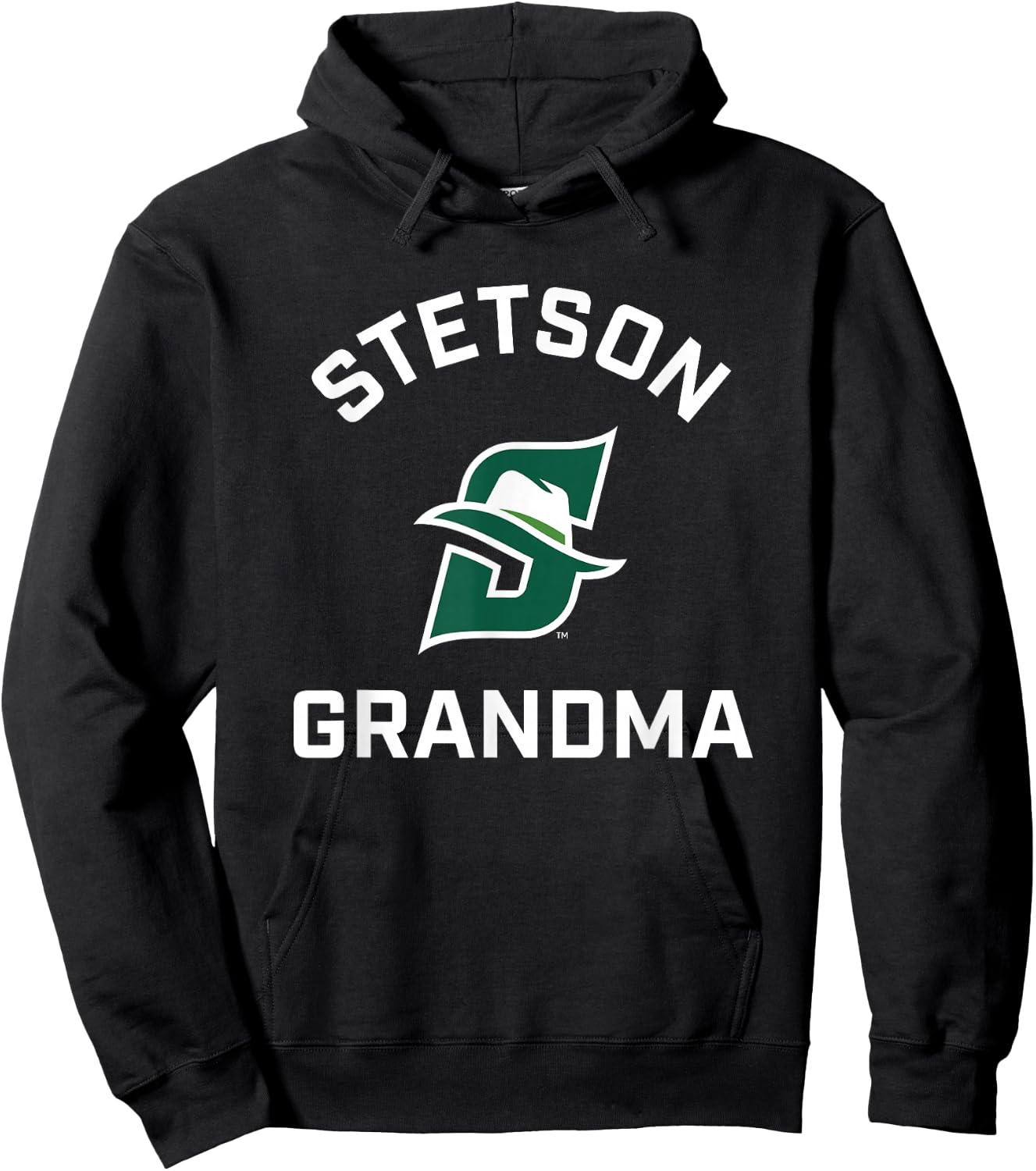 Stetson University Hatters Arched Grandma Hoodie - Hoodie | Black