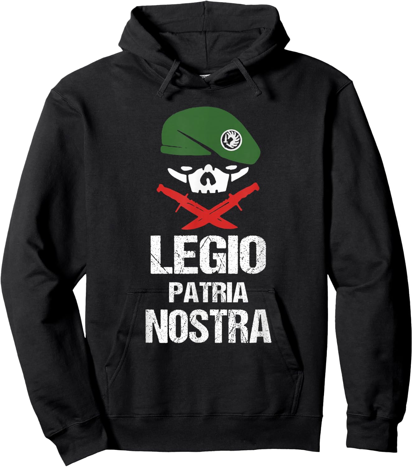 Legio patria nostra legion slogan legionnaire Hoodie - Hoodie | Black