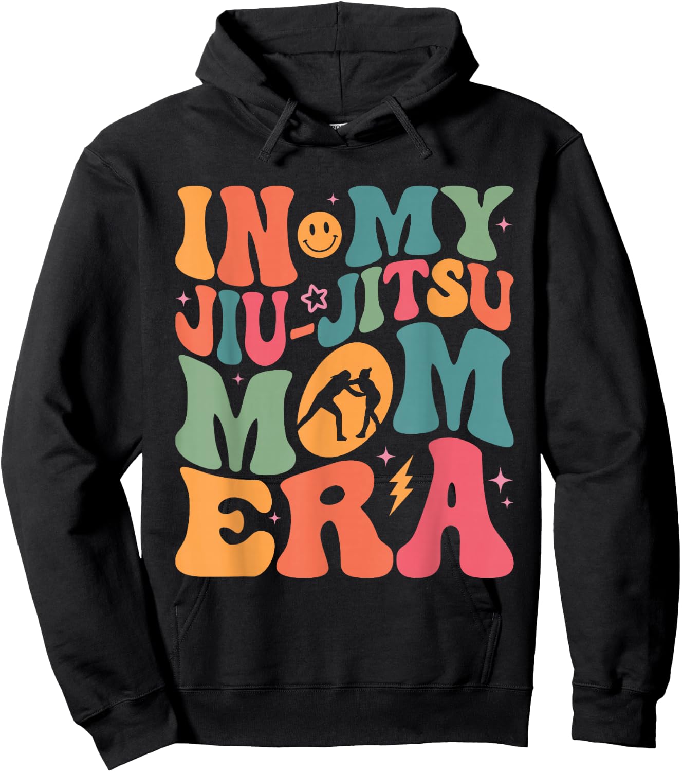 In My Jiu Jitsu Mom Era Jiu Jitsu Mama Mother's Day Hoodie - Hoodie | Black