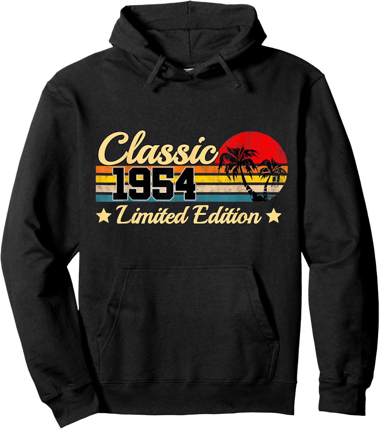 Classic 1954 Limited Edition 70 years Old Gift 70th Birthday Hoodie - Hoodie | Black