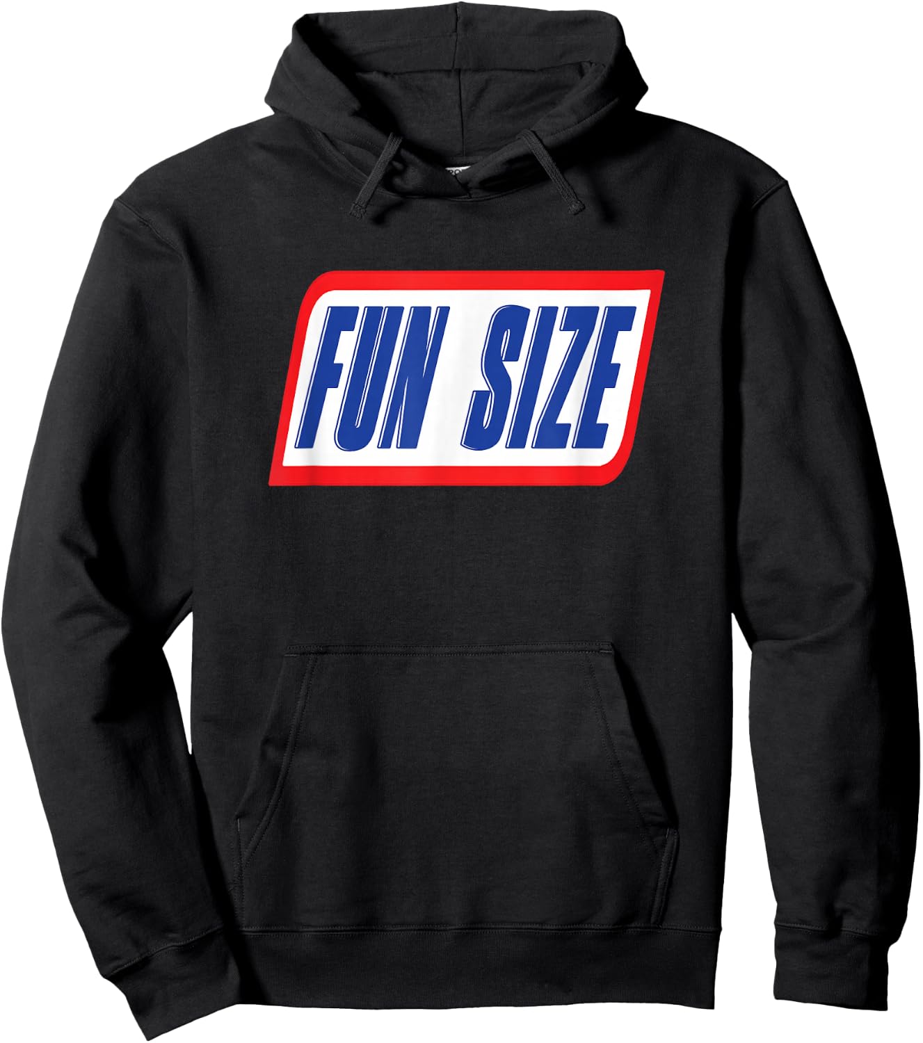 Fun Size - Candy Bar Style Label Hoodie - Hoodie | Black