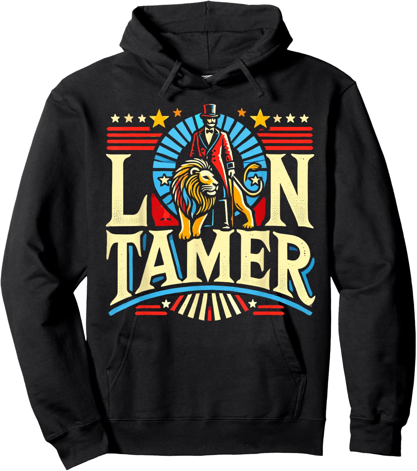 Lion Tamer Shirt Men Women Costume Ringmaster Costume Hoodie - Hoodie | Black