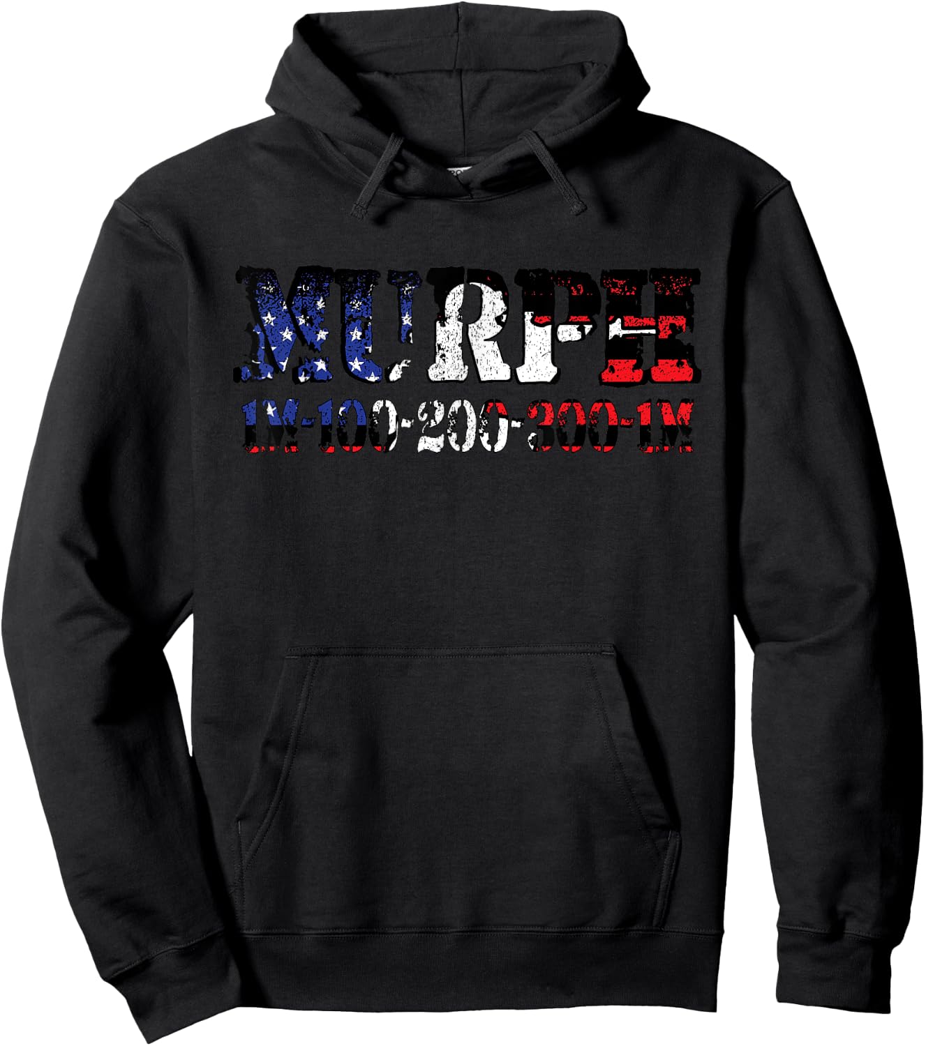 Fitness WOD Murph Gym Workout crosstraining Hoodie - Hoodie | Black