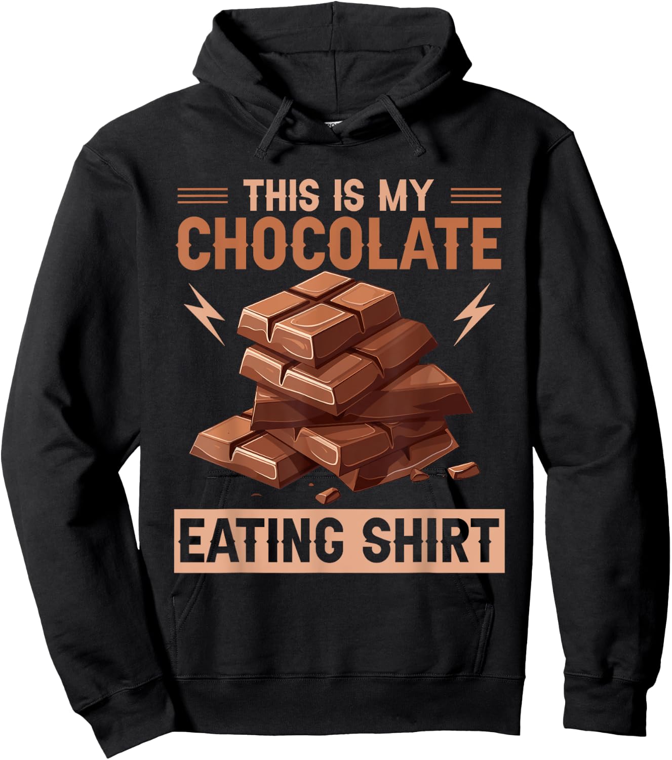 Quote Chocolate Lover Chocolate Milk Chocolate Bars Hoodie - Hoodie | Black