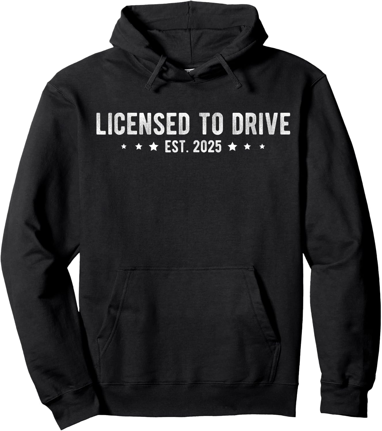 Licensed To Drive Cars New Driver Design Apparel - -Adults - Black - Small - Short Sleeve - Modern - Cool - Distinctive Design, Lightweight - Teens Turning 16 In 2025 Hoodie - Hoodie | Black