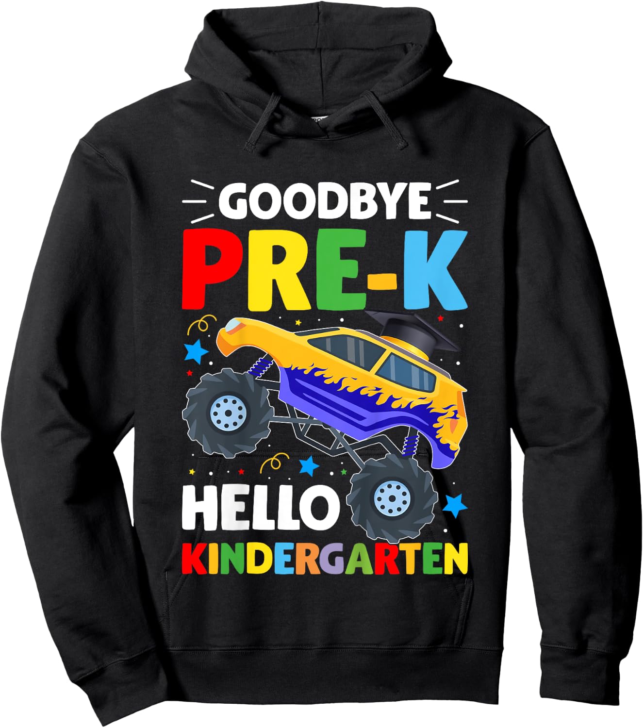 Goodbye Pre-K Hello Kindergarten Graduation Class 2024 Hoodie - Hoodie | Black