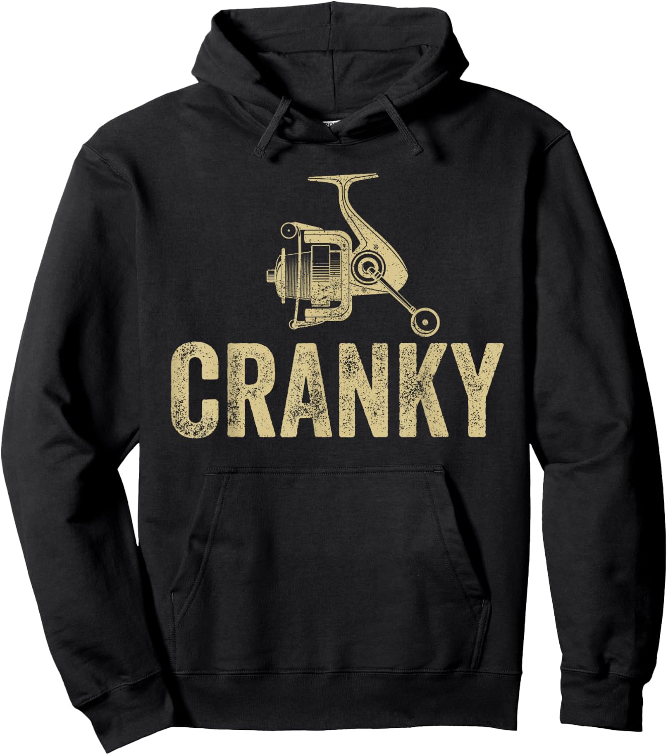 Funny Fishing Men Dad Hoodie - Hoodie | Black