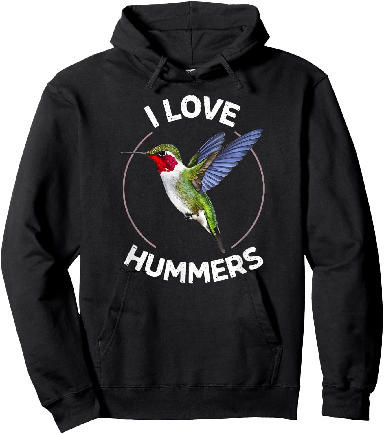 I Love Hummers Hummingbird Colibri Hoodie - Hoodie | Black