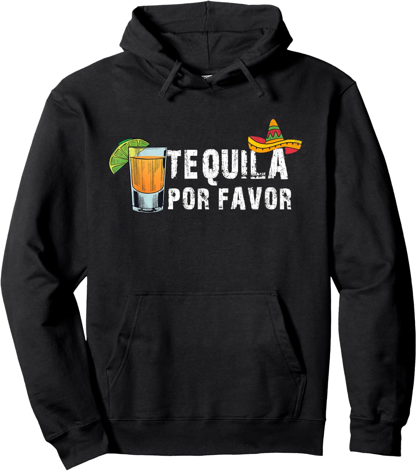 Tequila Por Favor Hoodie - Hoodie | Black