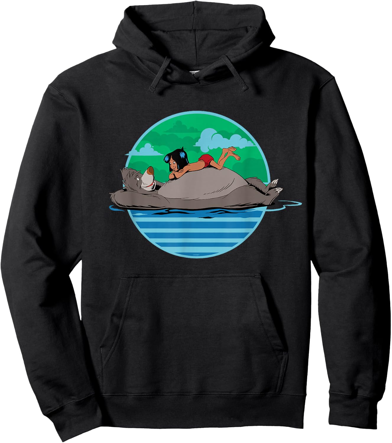 Disney The Jungle Book Baloo and Mowgli Hoodie - Hoodie | Black