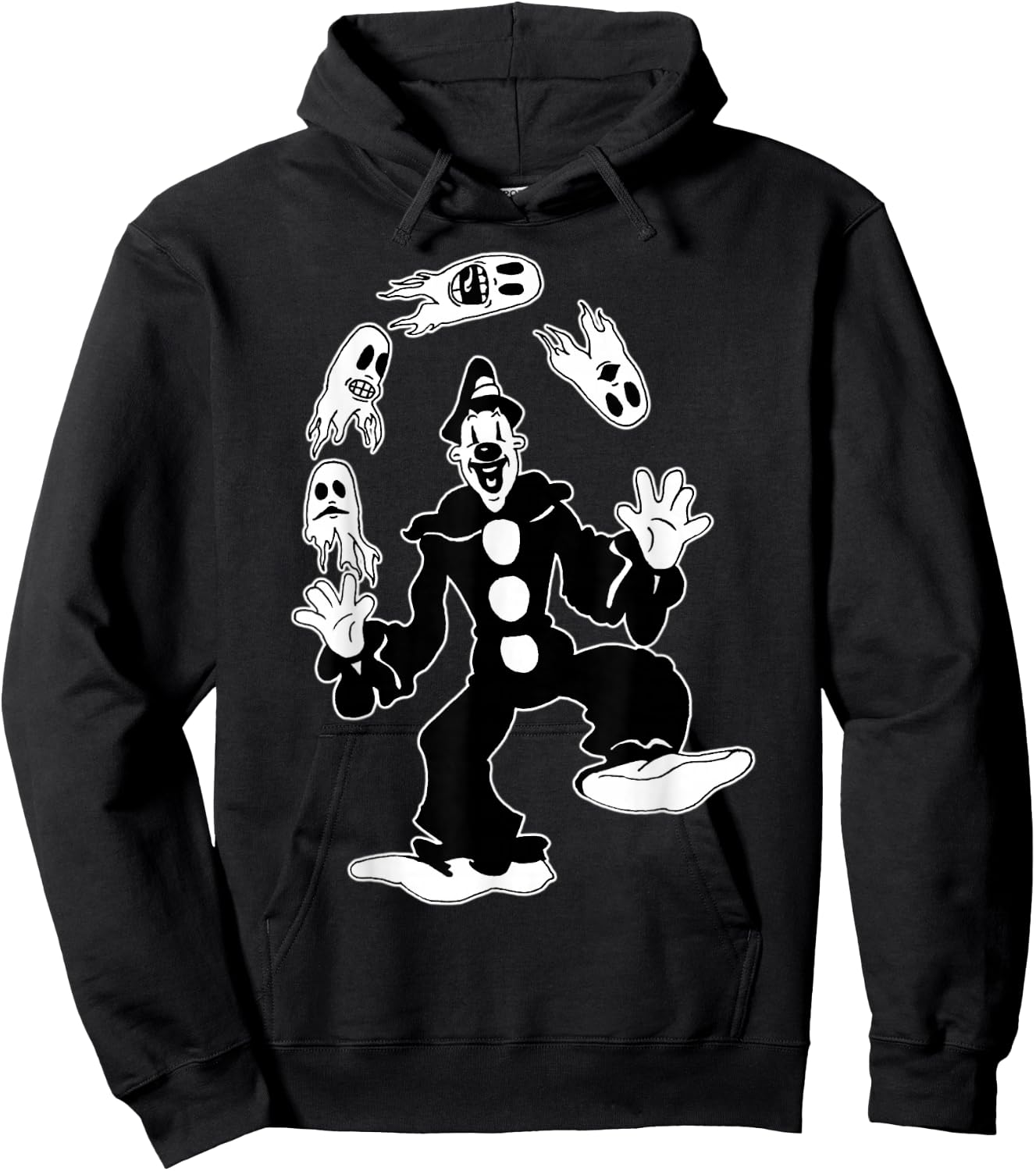 Koko the Clown Juggling Ghosts Hoodie - Hoodie | Black