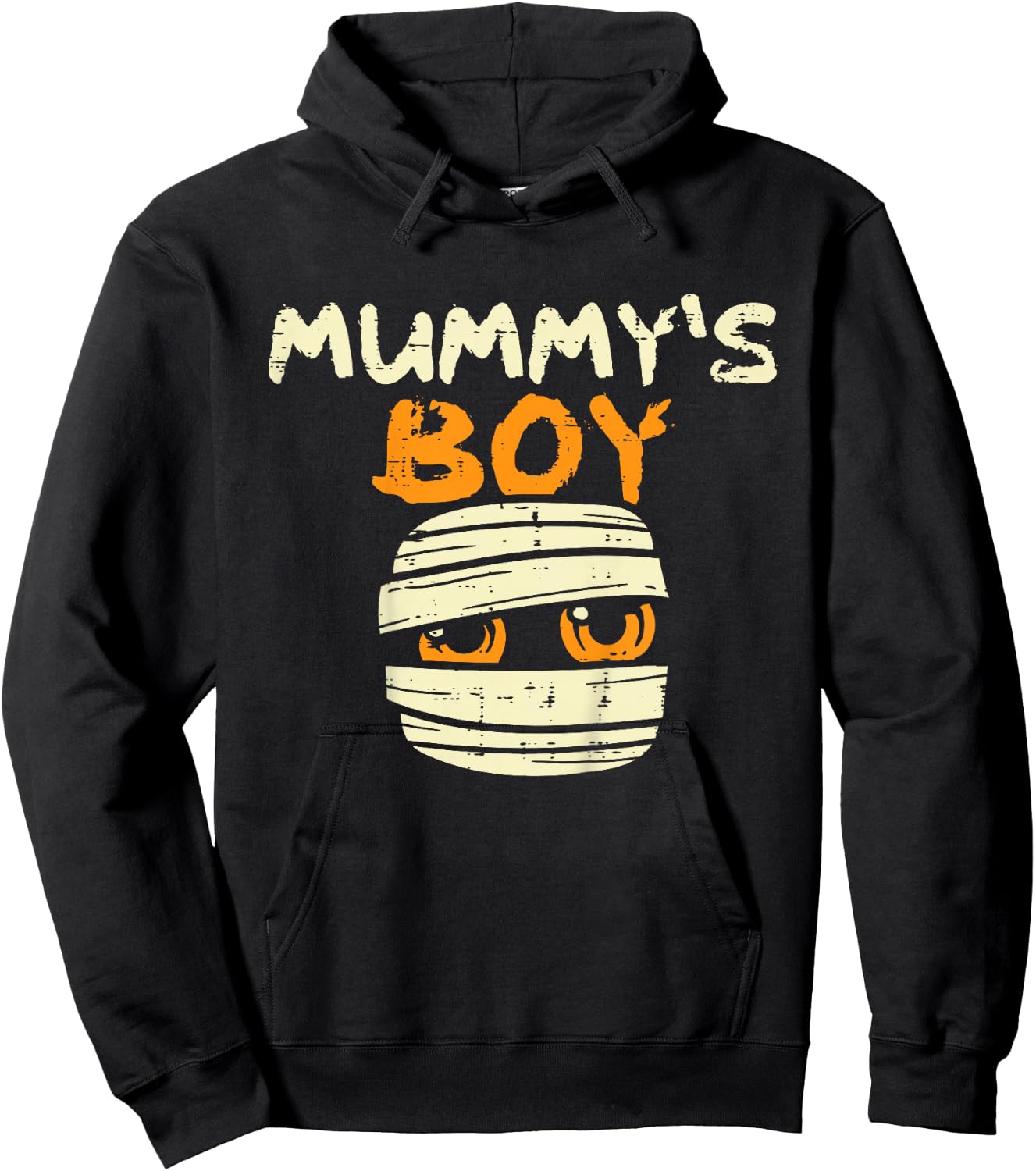 Kids Mummy's Boy Funny Cute Toddler Boys Halloween Kids Baby Hoodie - Hoodie | Black