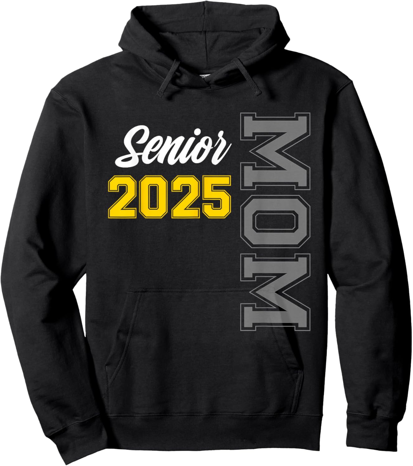 Senior mom class of 2025 senior mom graduation gifts Hoodie - Hoodie | Black