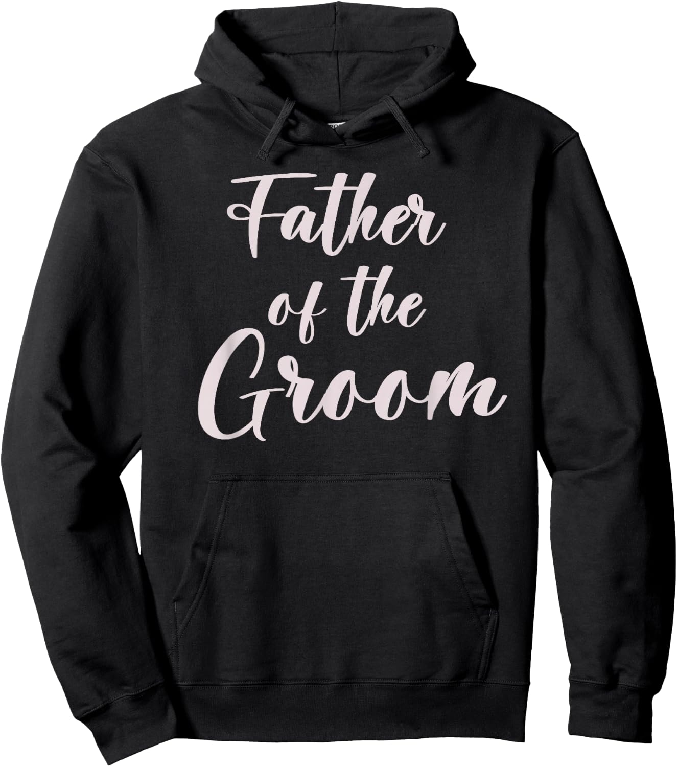 Father of the Groom Wedding Team of Groom Dad Hoodie - Hoodie | Black