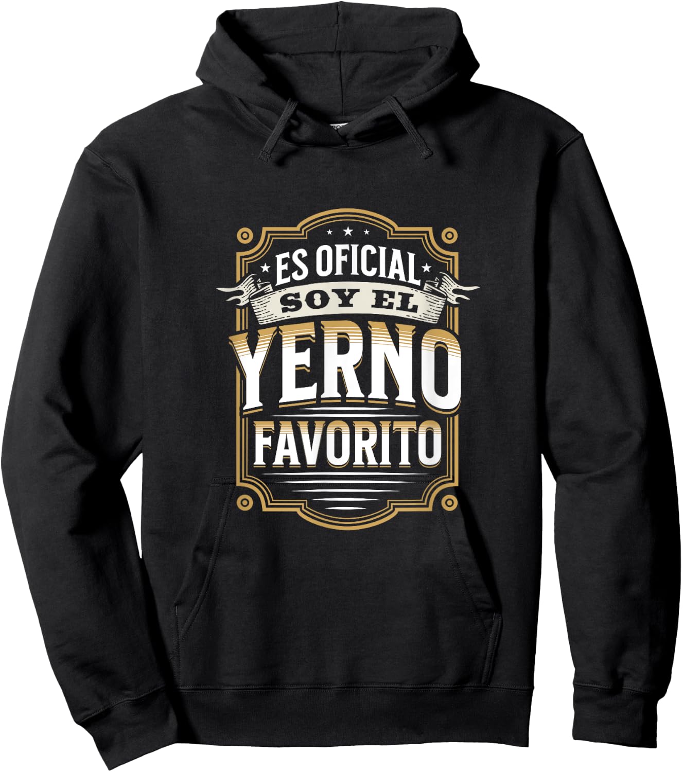 Es Oficial! Soy el YERNO FAVORITO. Vintage version Hoodie - Hoodie | Black