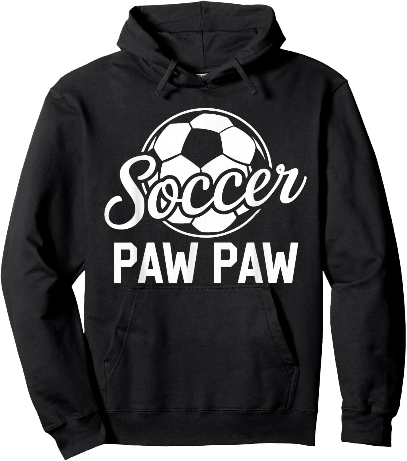 Soccer Paw Paw Soccer Player Lover Hoodie - Hoodie | Black